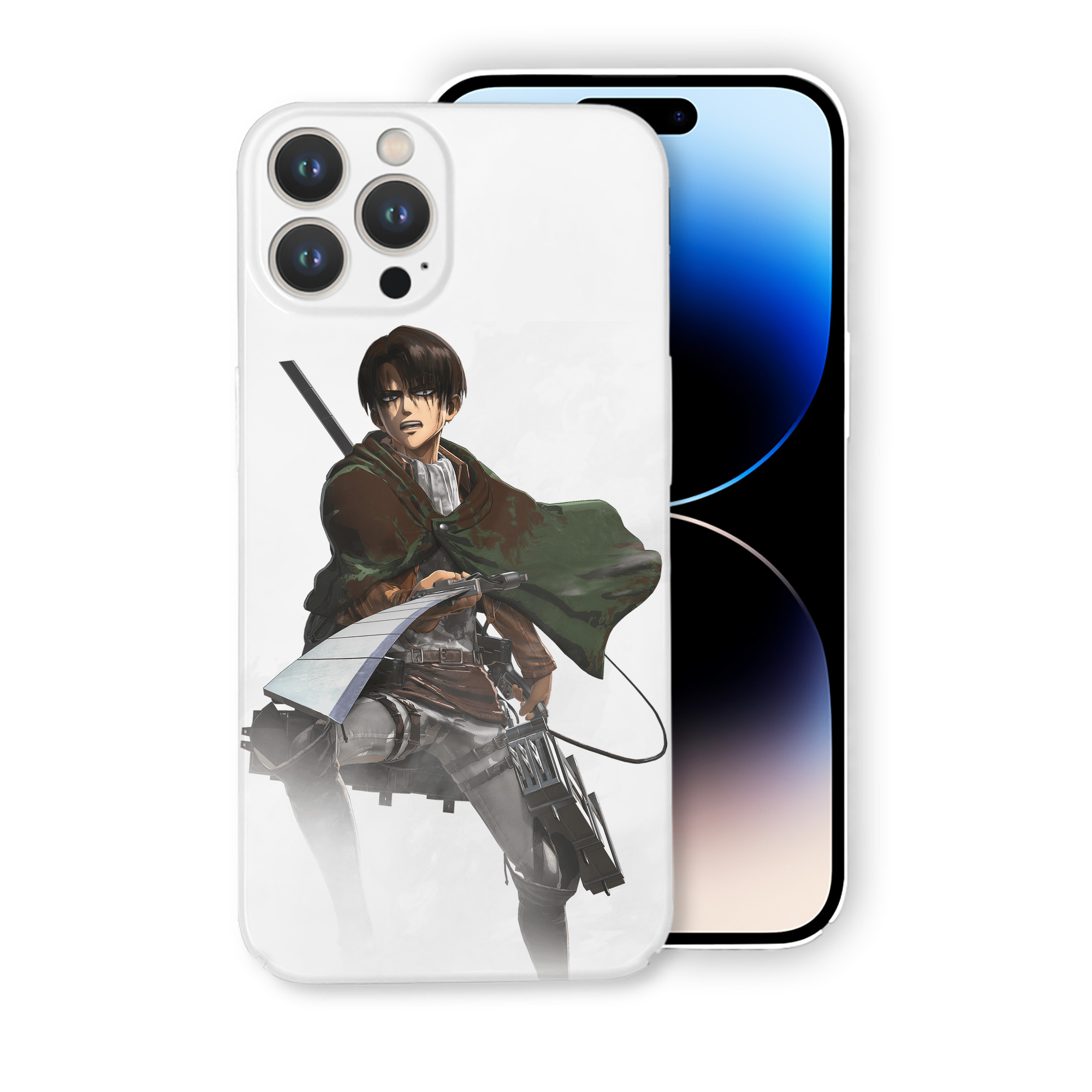 （画像用） 進撃の巨人 リヴァイ·アッカーマン Attack on Titan Levi Ackerman 【iPhone 14シリーズ対応】ハードケース